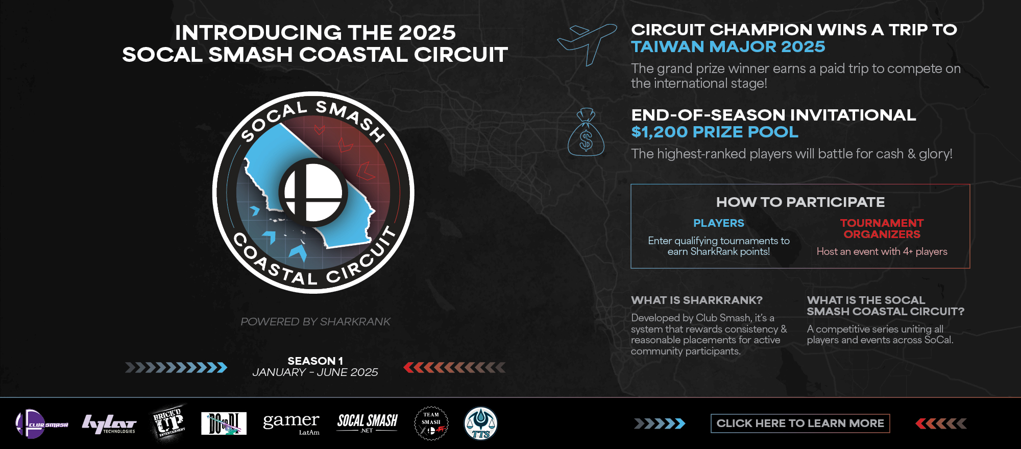 Socal Coastal Circuit: A Smash Ultimate Tournament Circuit in Southern California