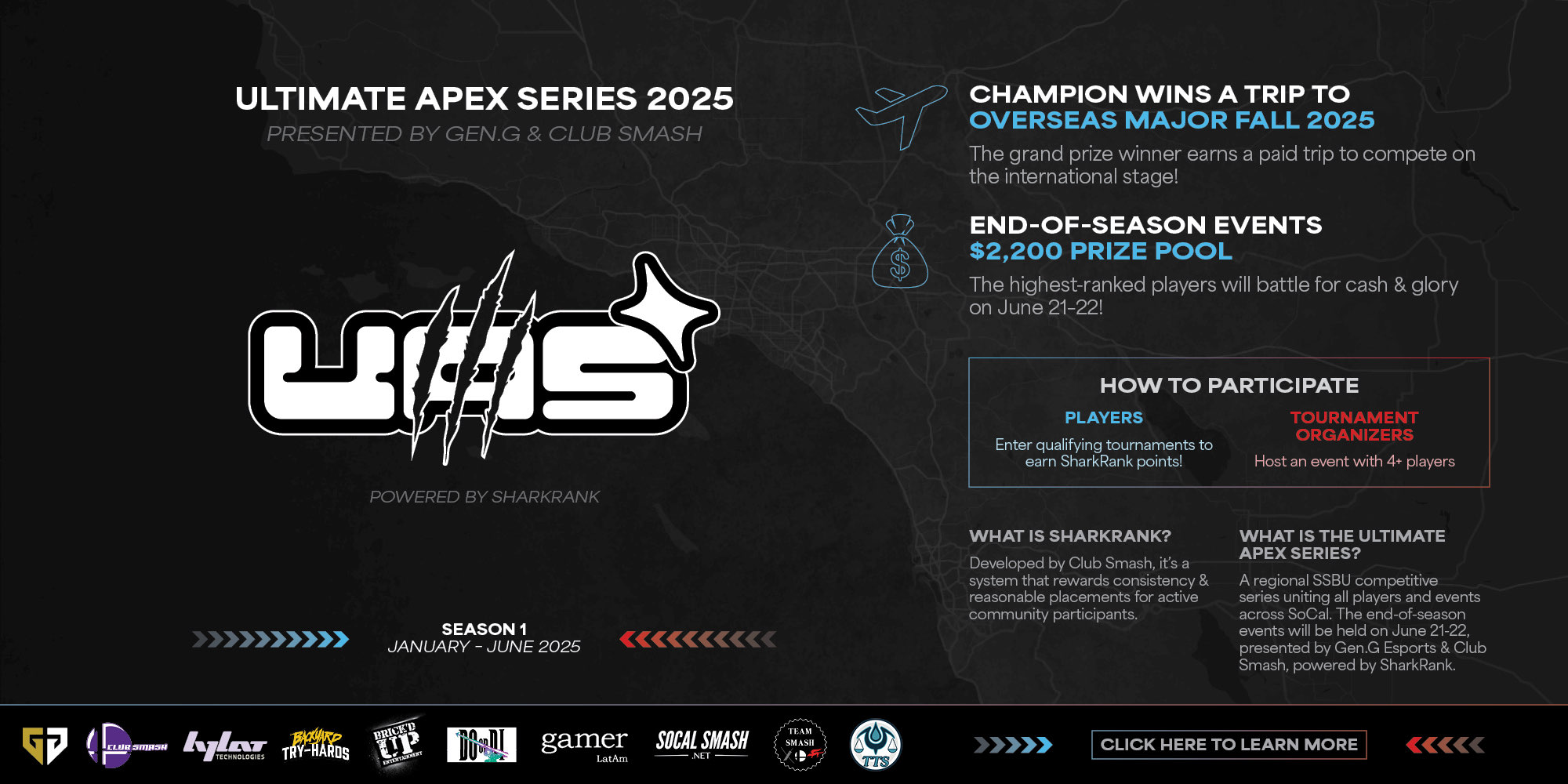 Socal Coastal Circuit: A Smash Ultimate Tournament Circuit in Southern California